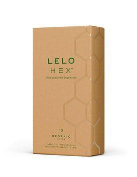 Презервативы LELO HEX Condoms Organic 12 Pack, тонкие и суперпрочные