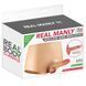 Силиконовые трусики с полым фаллоимитатором Real Body Real Manly Hollow, S/M, для него