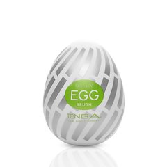 Мастурбатор-яйцо Tenga Egg Brush с рельефом в виде крупной щетины