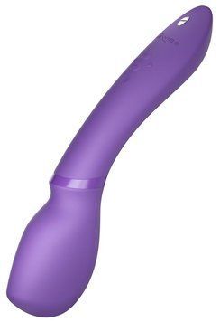 Смарт-вибромассажер We-Vibe Wand 2 Purple, очень мощный, функция Smart Silence