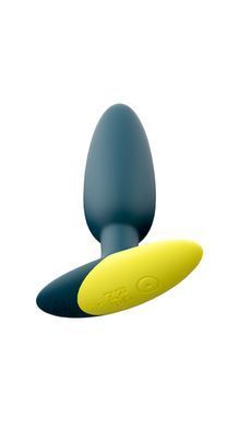 Анальная вибропробка Romp Bass Dark Green, силикон, перезаряжаемая, макс. диаметр 3 см