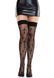 Чулки Leg Avenue Worship Me Cross Net Thigh Highs One Size