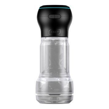 Мастурбатор Kiiroo Feel Pocket Crystal с всасывающей интерактивной насадкой PowerBlow Combo Set