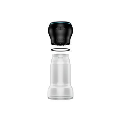 Мастурбатор Kiiroo Feel Pocket Crystal с всасывающей интерактивной насадкой PowerBlow Combo Set