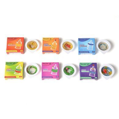 Насадка на член Recare Spike Condom Pink (презерватив с шариками и рядами шипов)