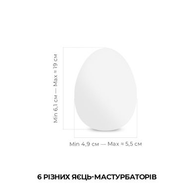 Набор яиц-мастурбаторов Tenga Egg New Standard Pack (6 яиц)