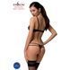 Боди монокини с открытой грудью VALERY BODY black L/XL - Passion Exclusive