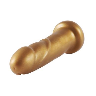 Золотой фаллоимитатор Hismith 6.8″ Golden Silicone Dildo, система KlicLok