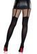 Колготки Leg Avenue Garter Illusion Tights with Net Detail One Size Black