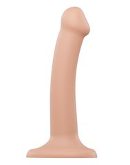 Насадка для страпона Strap-On-Me Dual Density Dildo Flesh S, диаметр 2,7см, двухслойная, гибкая