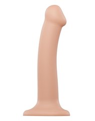 Насадка для страпона Strap-On-Me Dual Density Dildo Flesh M, диаметр 3,3см, двухслойная, гибкая