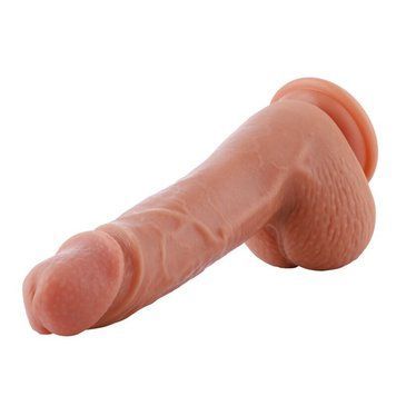 Ультрареалистичный фаллоимитатор для секс-машин Hismith 8.3&Prime; 2-layers Silicone Flesh Dildo,2-слойный