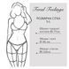 Женская сбруя с цепью и фиксаторами Feral Feelings Harness with Cuffs White
