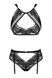Комплект Obsessive Allastia 2-pcs set black L/XL