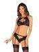 Комплект Obsessive Allastia 2-pcs set black L/XL