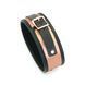 Широкий ошейник с поводком Liebe Seele Rose Gold Memory Collar with Leash, натуральная кожа