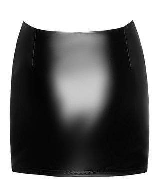 Юбка Noir Handmade F345 Powerwetlook skirt with garter - XL