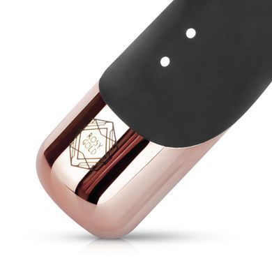 Вибратор-кролик Rosy Gold - Rabbit Vibrator with thrusting function - Black