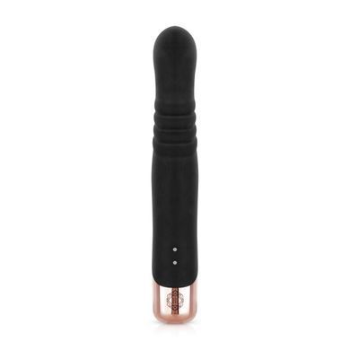 Вибратор-кролик Rosy Gold - Rabbit Vibrator with thrusting function - Black