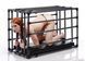 Прочная разборная клетка для наказаний Kennel Adjustable Bondage Cage
