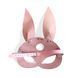 Кожаная маска Зайки Art of Sex - Bunny mask, цвет Розовый