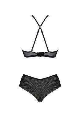 Комплект Passion KERRIA BIKINI black, S/M, бралетт и трусики-бикини