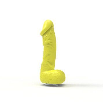 Мыло в форме пениса Pure Bliss BIG Yellow, крафтовое мыло-член, натуральное