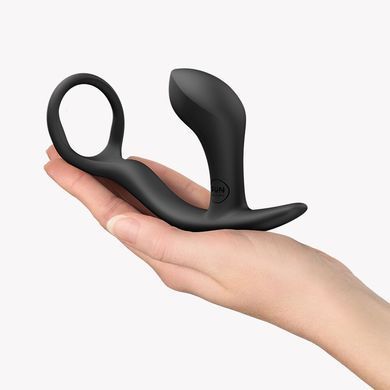 Анальная пробка с эрекционным кольцом Fun Factory Bootie Ring Black