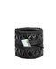 Женский кошелек-браслет Noir Handmade F326, black, под кожу, рельефный узор, карман на молнии