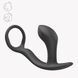 Анальная пробка с эрекционным кольцом Fun Factory Bootie Ring Black