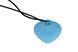 Мини-вибратор &laquo;Сердечко&raquo; FairyGasm PleasureStone blue, 9 режимов, на шнурке