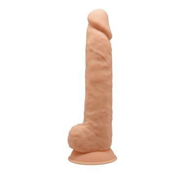 Фаллоимитатор реалистичный SilexD Arnold Flesh (MODEL 5 size 10in), двухслойный, силикон+Silexpan