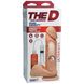 Кончающий фаллоимитатор Doc Johnson The D ULTRASKYN Perfect D Squirting – 7 Inch, диаметр 4,3 см