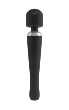 Мощный вибромассажер Dorcel MEGAWAND Black водонепроницаемый, перезаряжаемый, 160 режимов