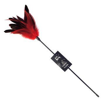 Щекоталка с пером петуха Art of Sex &ndash; Feather Paddle, красная