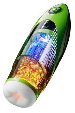 Смарт-мастурбатор BANANASOME ROCKET X7, вибрации, сжатие, имитация фрикций, подогрев