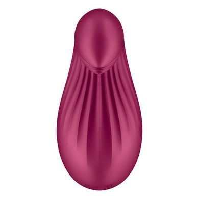Вибратор Satisfyer Dipping Delight Berry, 2 мотора, гибкий кончик