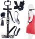 БДСМ-набор LOCKINK YEAHWOW Armbinder Restraint Set Black