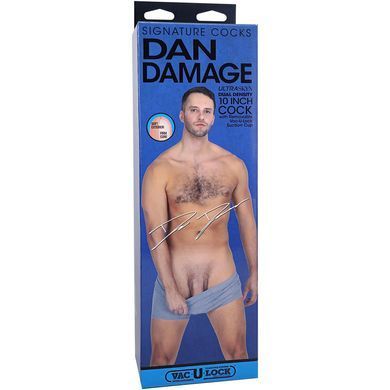 Фаллоимитатор Doc Johnson Signature Cocks Dan Damage 10 inch UltraSkyn