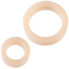 Набор эрекционных колец Doc Johnson Platinum Premium Silicone - The C-Rings - White