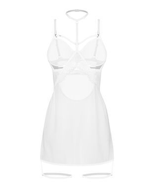 Бэби-долл Obsessive Arrowel White chemise S/M