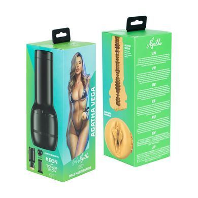 Мастурбатор Kiiroo Feel Agatha Vega PBC, совместимый с PowerBlow и Keon