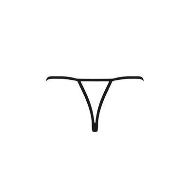 Трусики кружевные с доступом VIOLANTE THONG black XXL/XXXL - Passion Exclusive