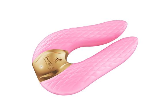 Вибратор для клитора Shunga Aiko Light Pink, гибкие кончики, Розовый