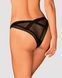 Кружевные трусики с заниженной талией Obsessive Estiqua panties XS/S, black