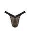 Кружевные трусики с заниженной талией Obsessive Estiqua panties XS/S, black
