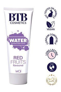 Смазка на водной основе BTB FLAVORED RED FRUITS с ароматом красных фруктов (100 мл)