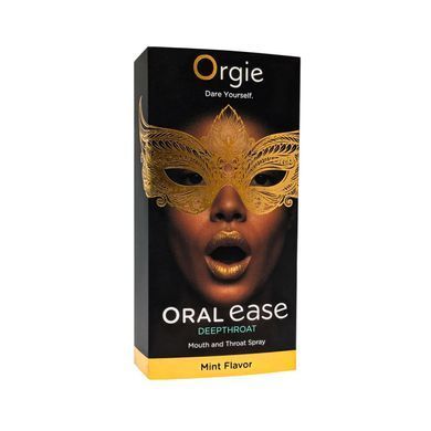 Спрей для глубокого минета Orgie &ndash; Oral Ease Deepthroat (15 мл), мятный, без анестетиков