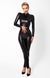 Комбинезон Noir Handmade F319 Caged, XL, под латекс, длинный рукав, с доступом, кольцо на поясе