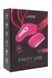 Вибратор в трусики Liebe Panty Vibe Recargable Cerise, нагрев до 39 &deg;C, пульт, трусики S-M в комплекте